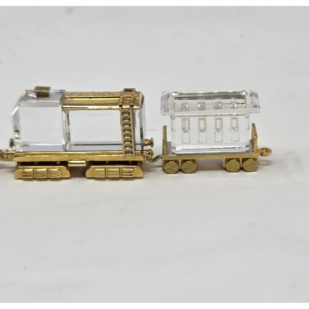 Swarovski Crystal Memories Journeys Train Set 4pc Locomotive Tender COA Boxes